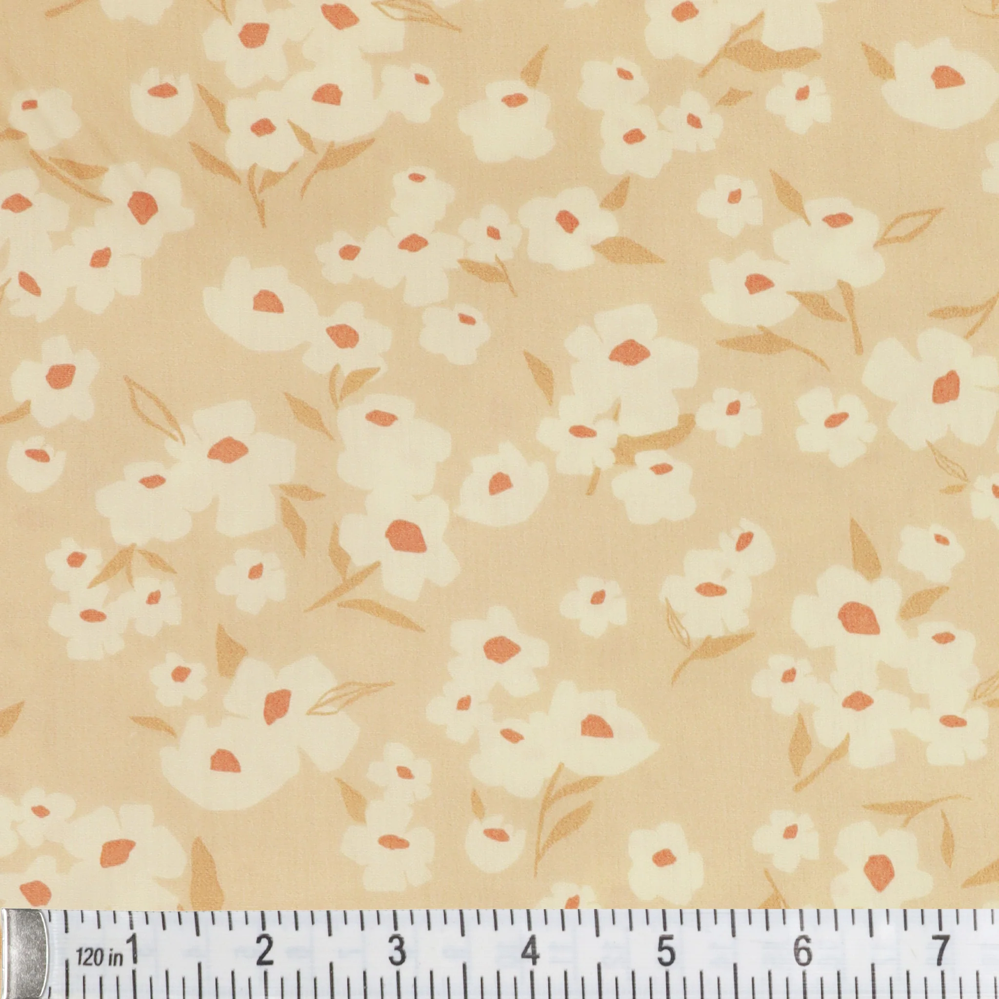 108 Edition Wide Back Fabric Collection - Spring Daisies Ecru - Image 2
