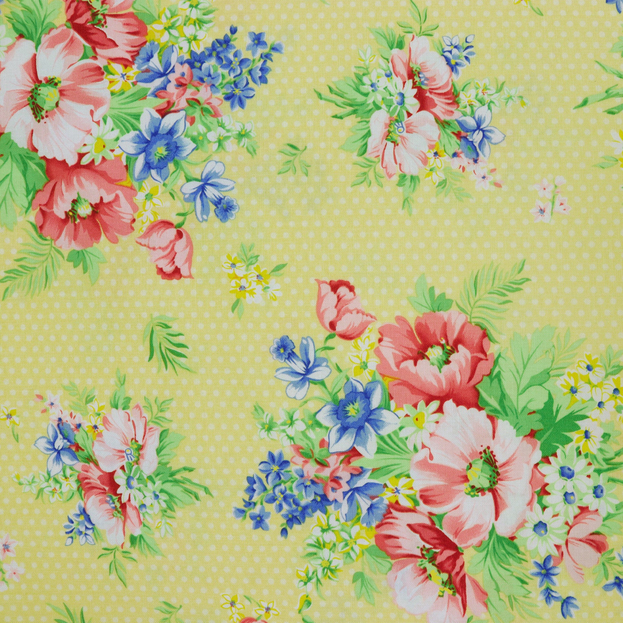 April's Garden Fabric Collection - Charming Yellow - Image 2