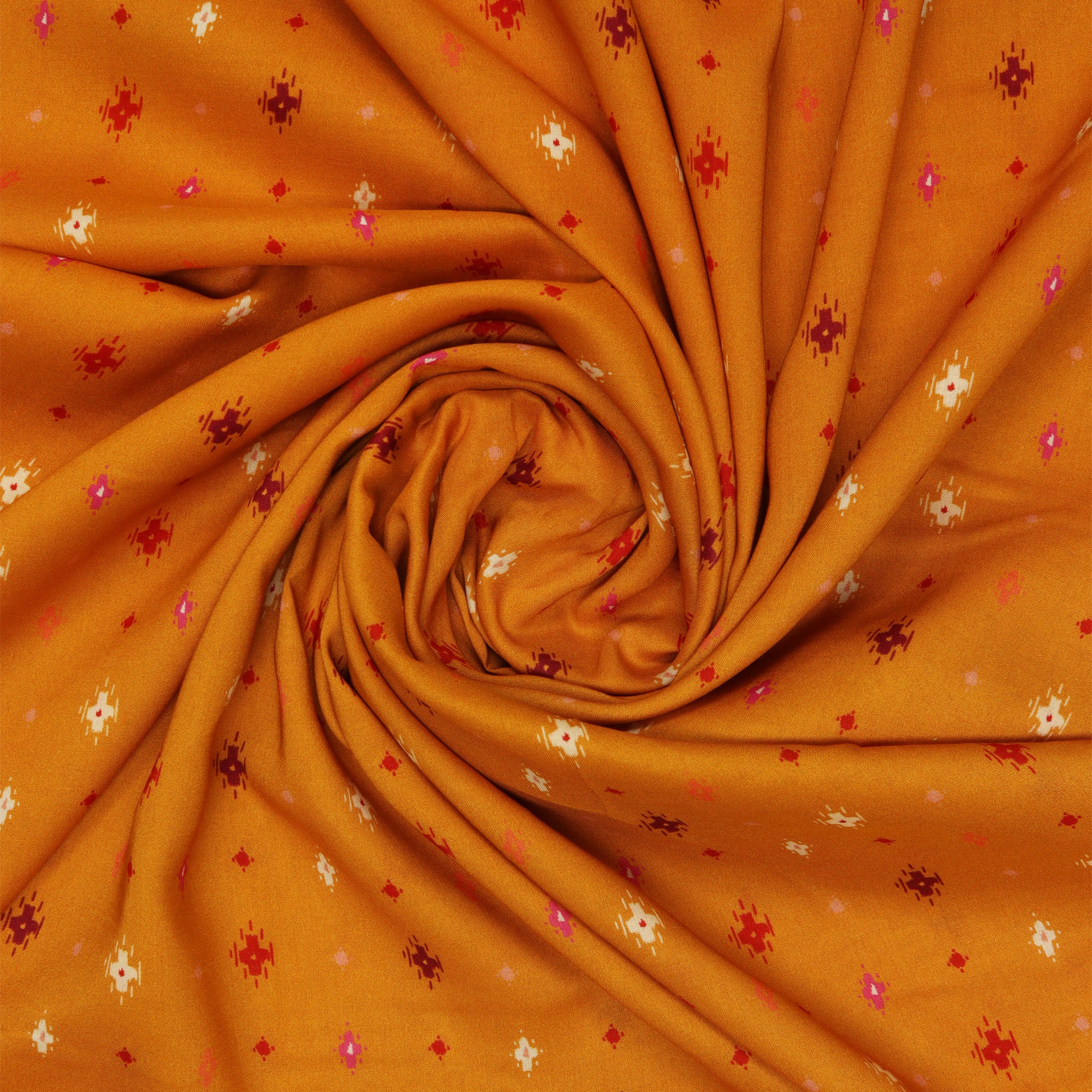 Awaska Russet Fabric in Rayon - Image 5
