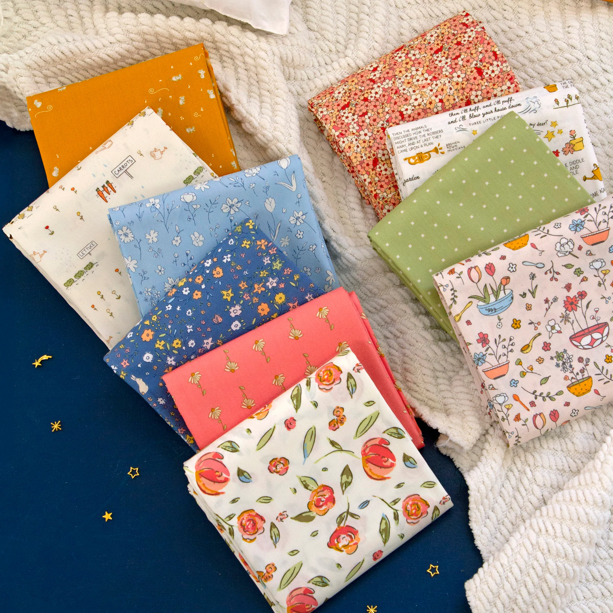 Bedtime Stories Fabric Collection - Daisy Symphony - Image 15