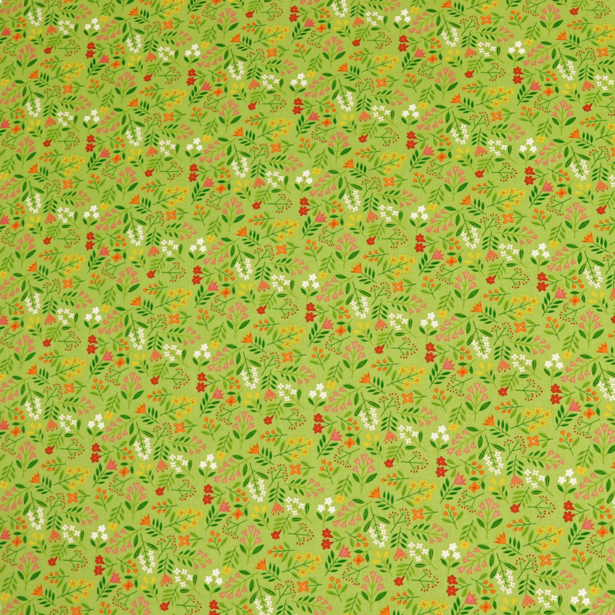 Blooming Color Lucy Fabric Collection - Light Lime
