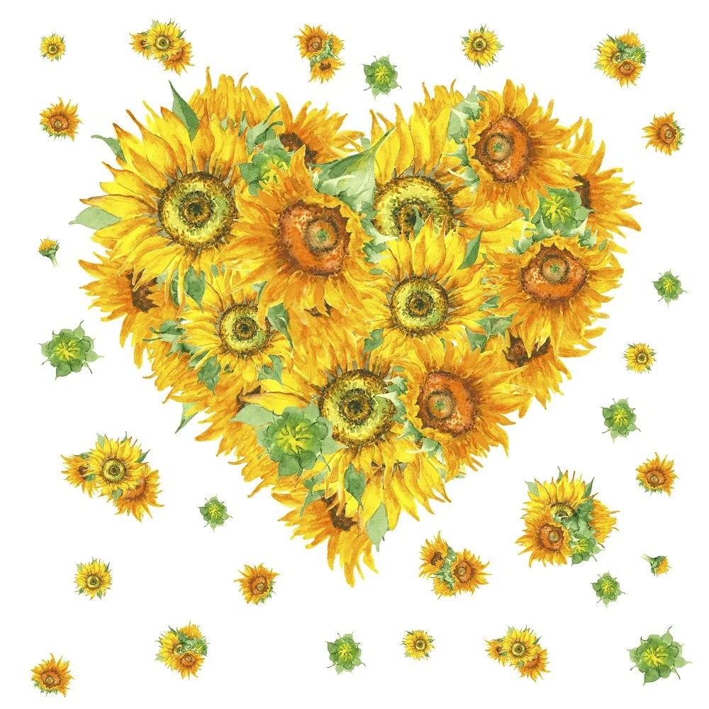 Bursting Sunflowers Pillow Panels - Image 3