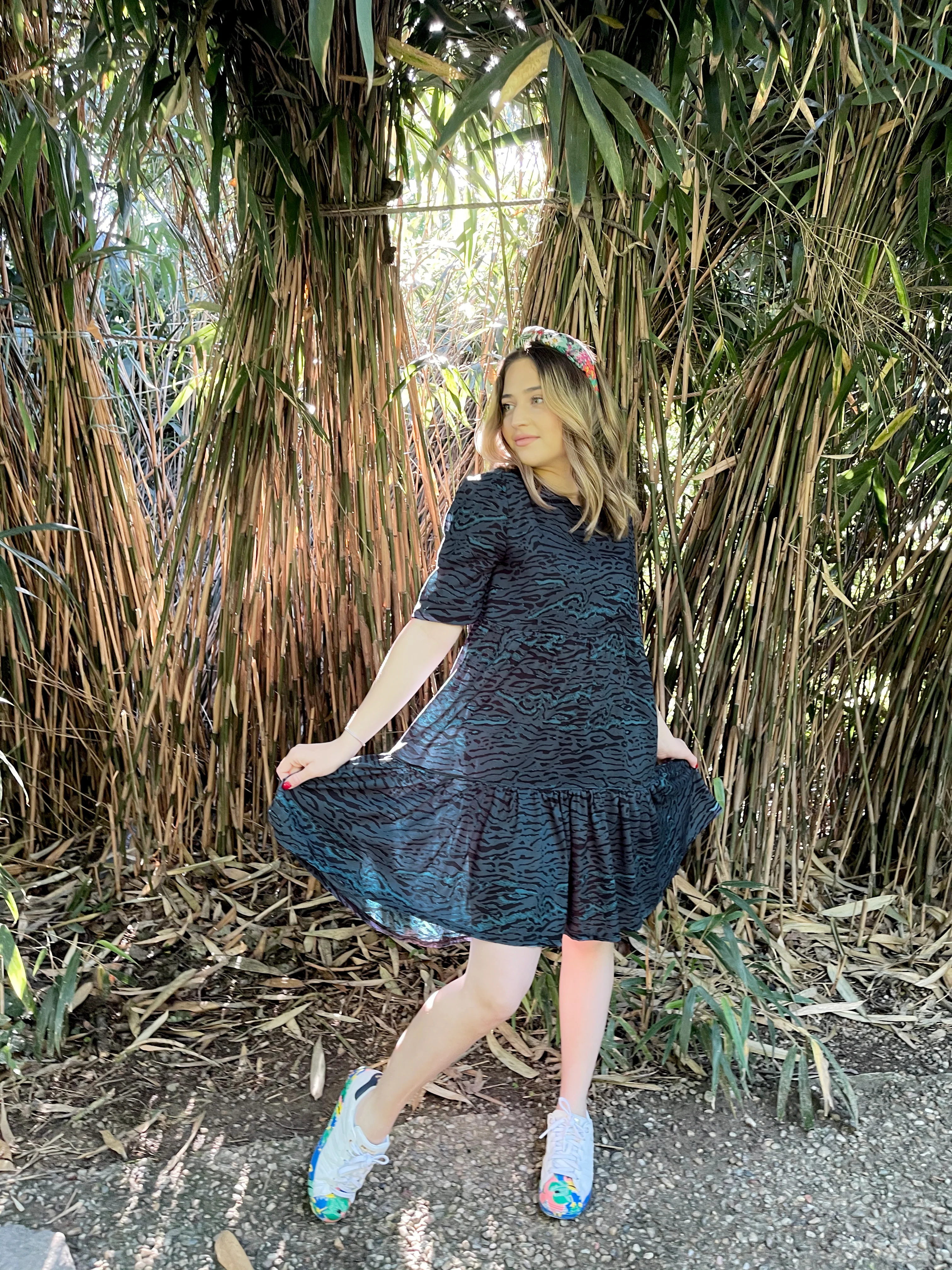 Camouflaged Ocean Fabric in Rayon - Image 7