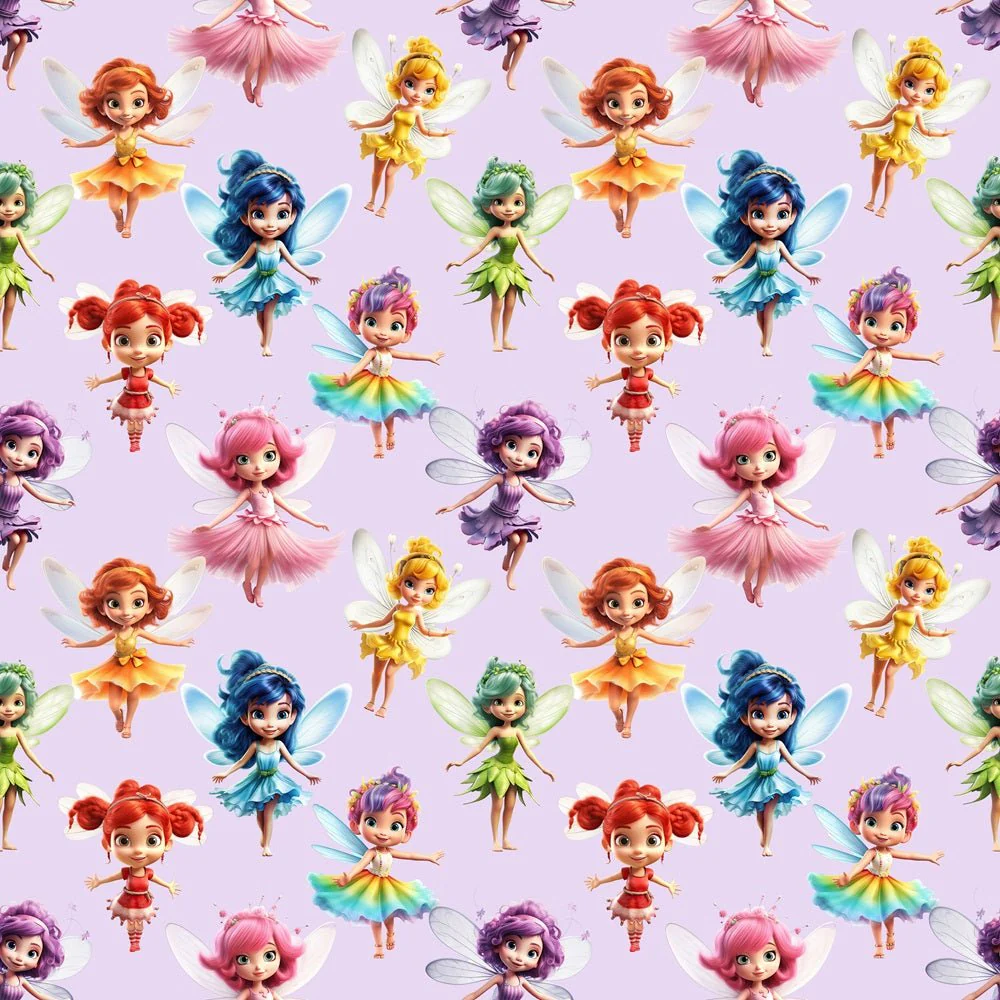 Cartoon Floating Fairy Fabric
