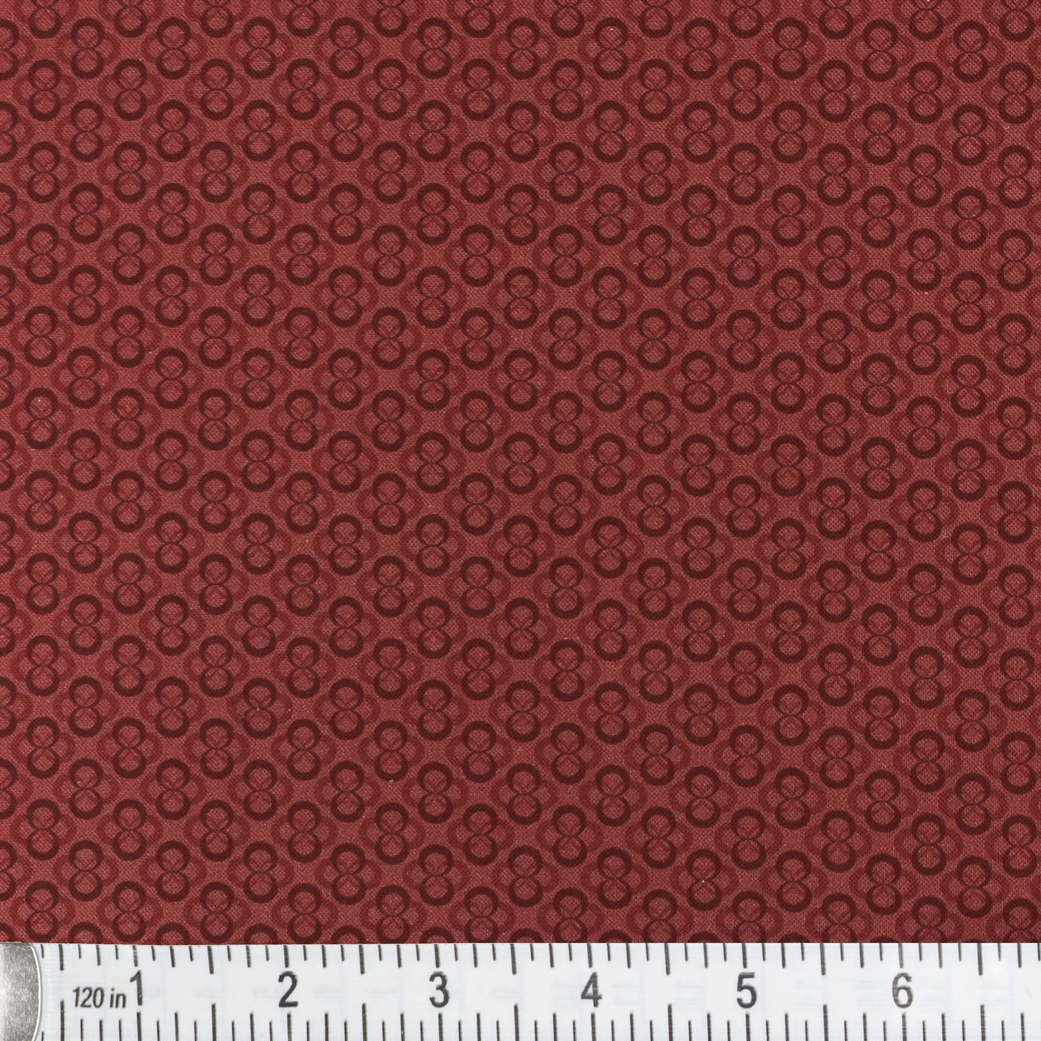 Chalk Barn Fabric Collection - Chalk Block Print Red - Image 2