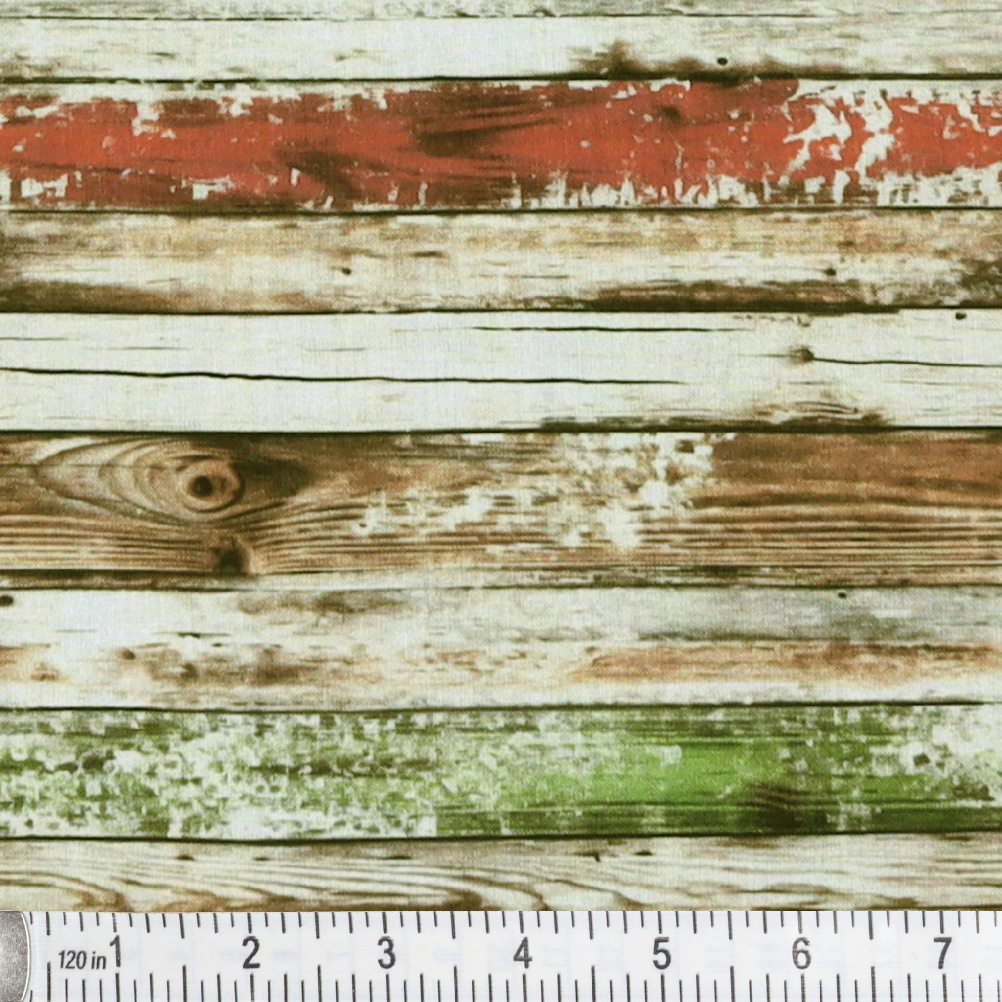 Christmas Barn Wood Pattern #1 Fabric - Image 2