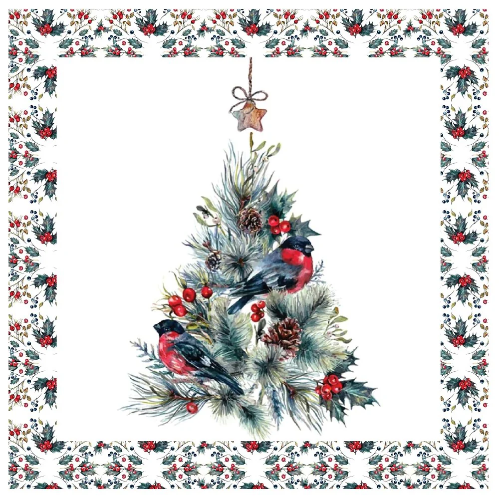 Christmas Berry Allover Pillow Panel - Image 2