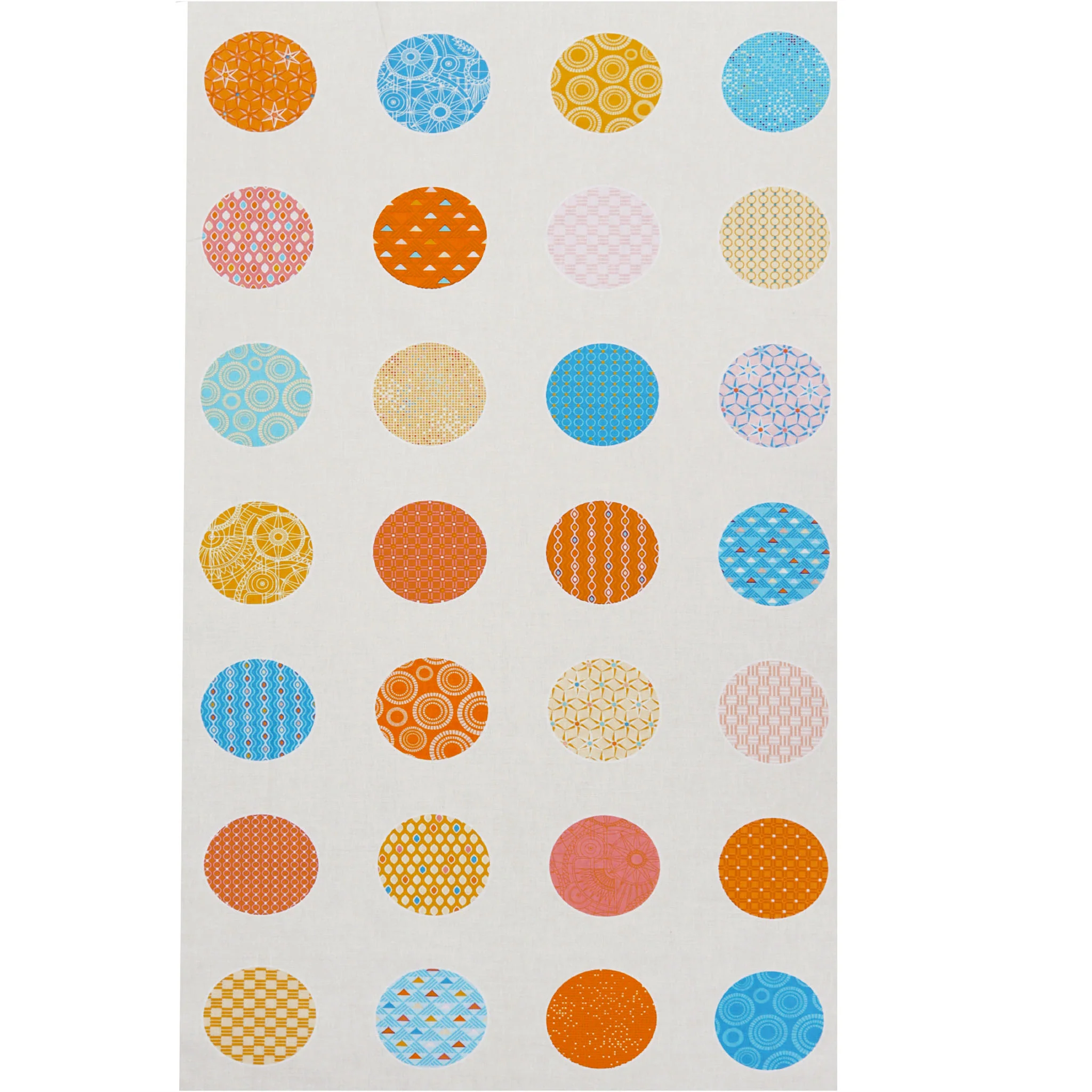 Cityscape Day Fabric Collection - Endless Circles Day