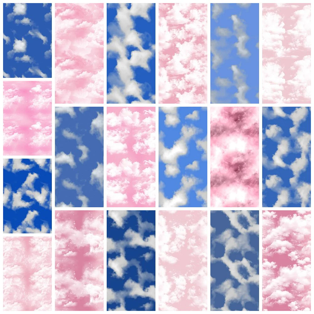 Cloudy Skies Fat Quarter Bundle - 19 Pieces