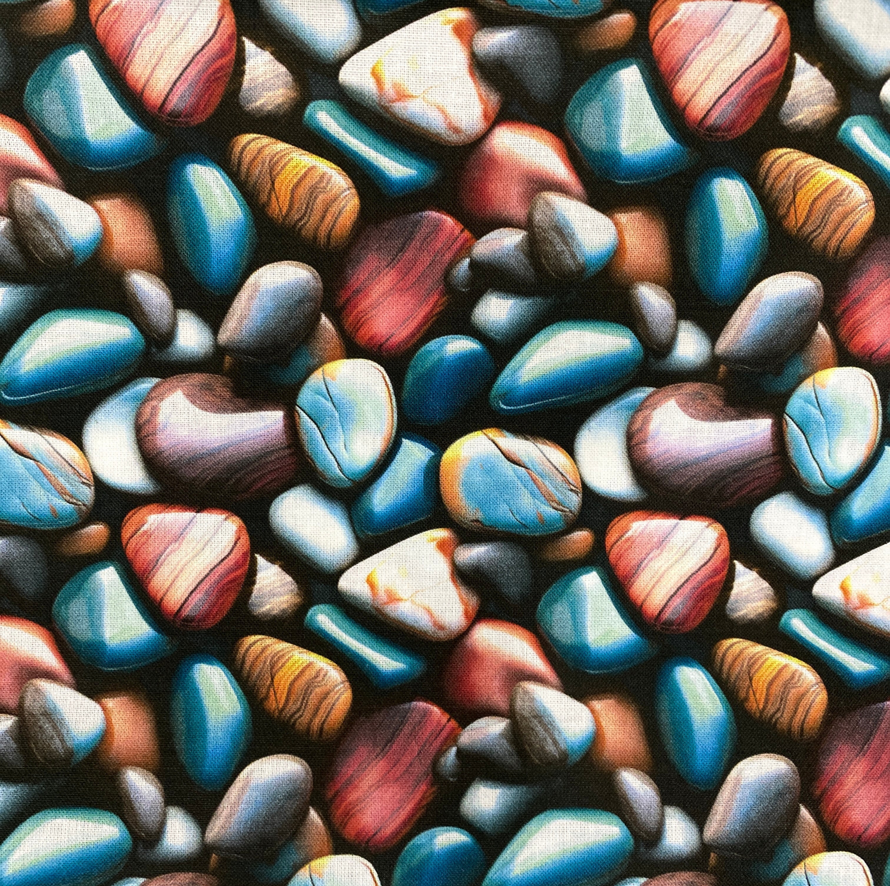 Colorful Stones Fabric - Image 2
