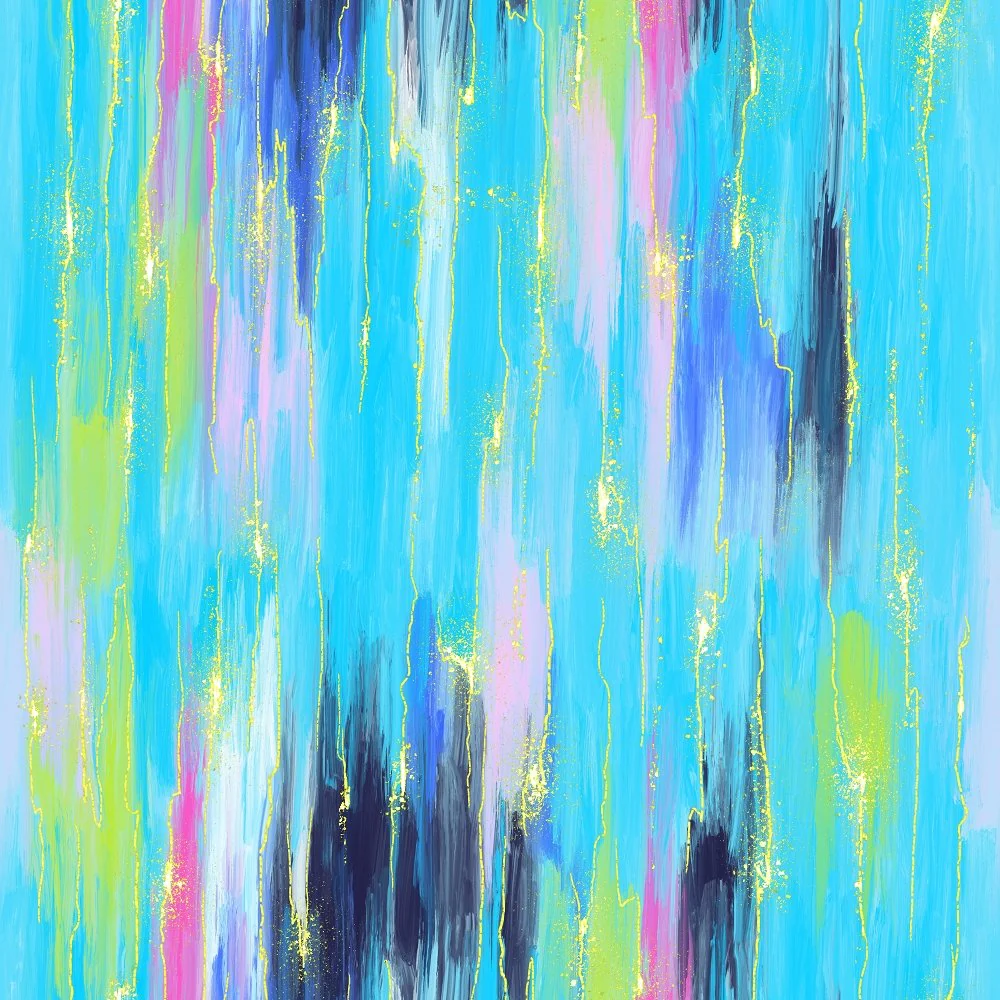 Coolness Volume Painting Fabric