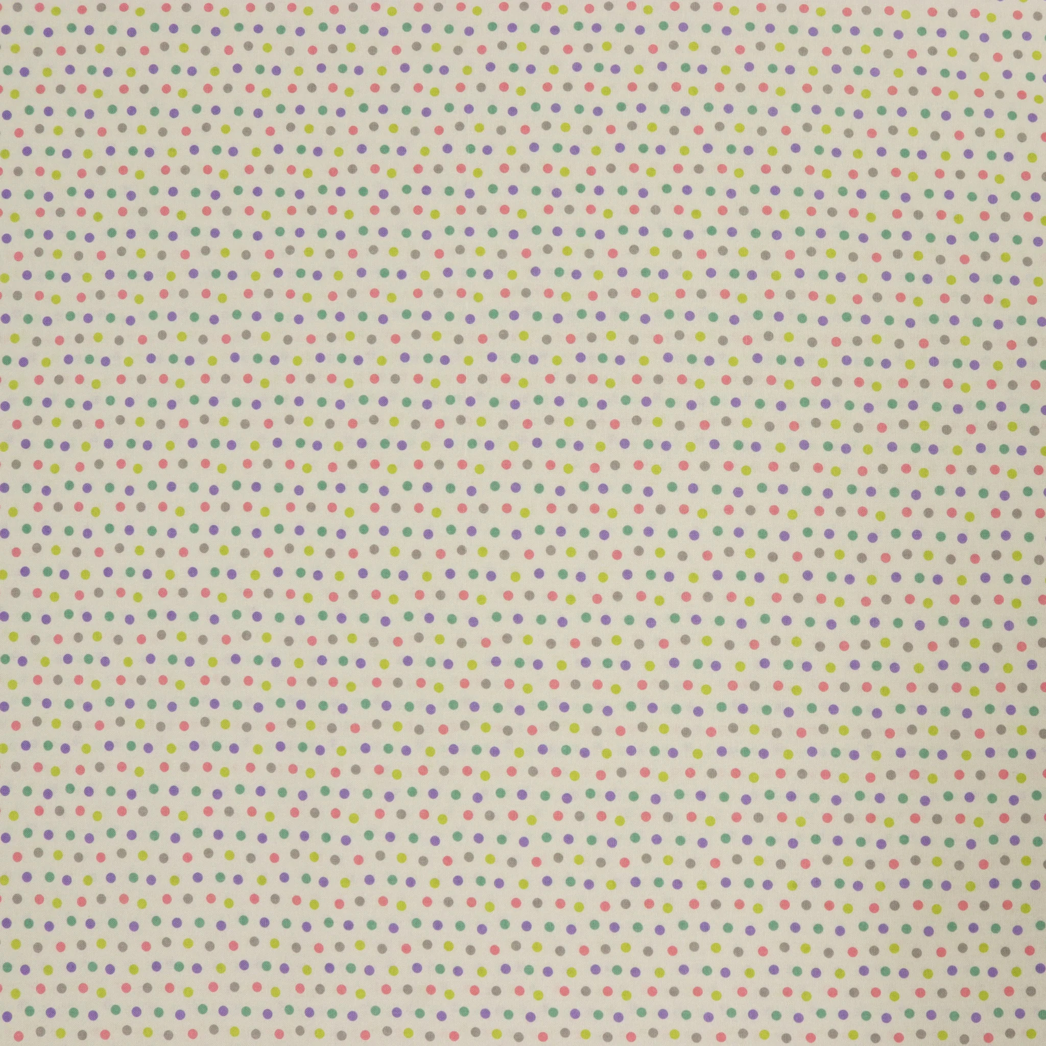 Cozy Cats Fabric Collection - Cozy Dot Multi/White