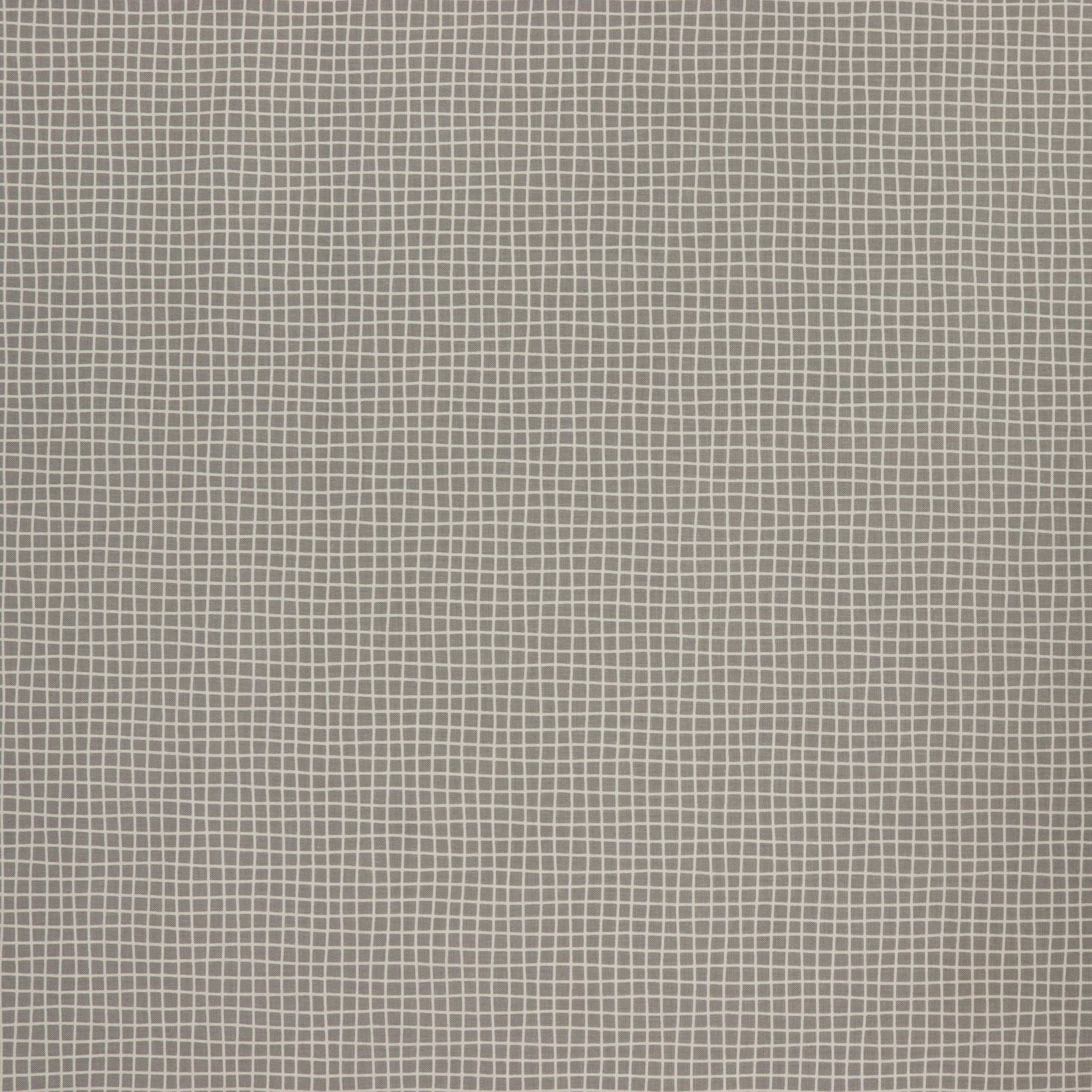 Cozy Cats Fabric Collection - Cozy Grid Cloud