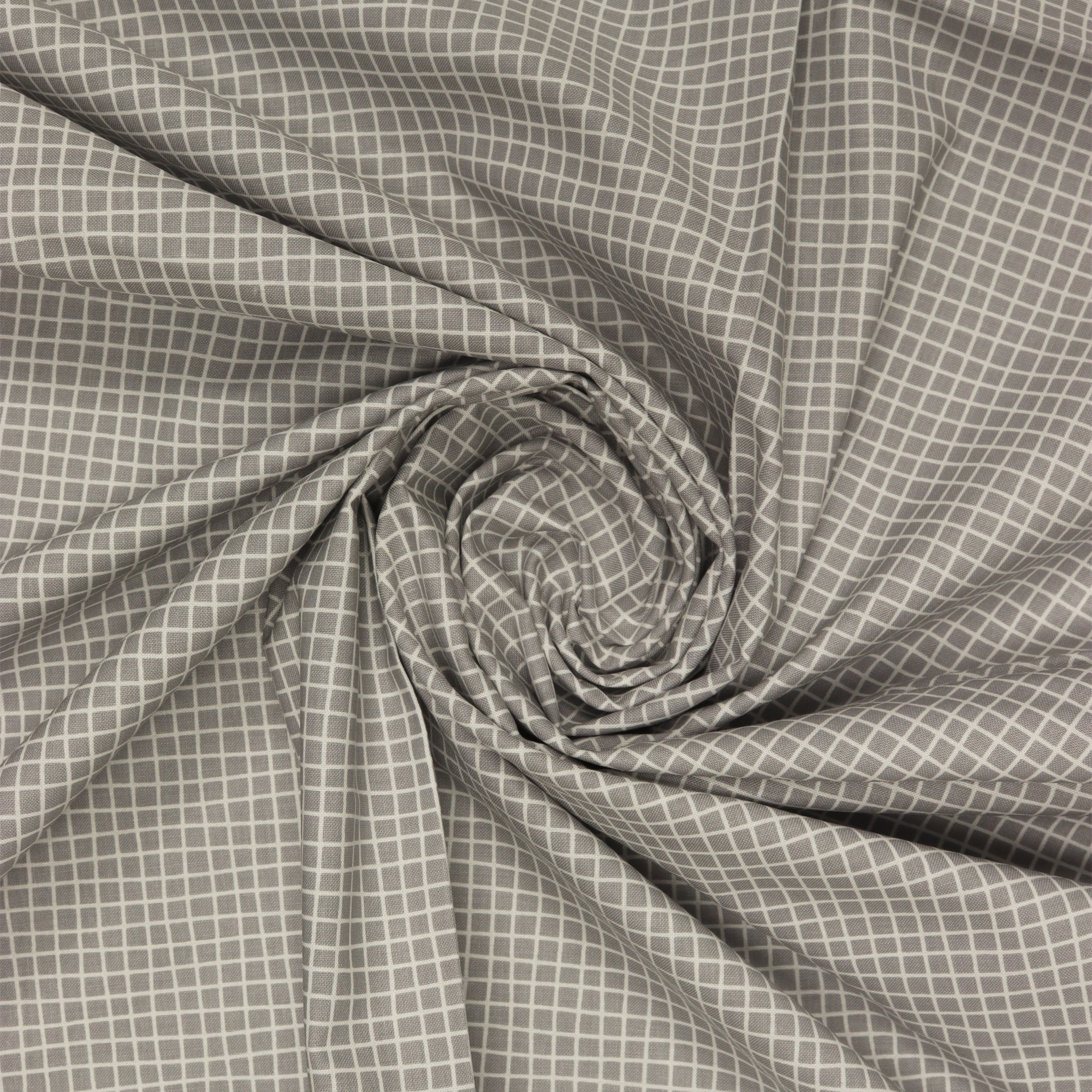 Cozy Cats Fabric Collection - Cozy Grid Cloud - Image 2