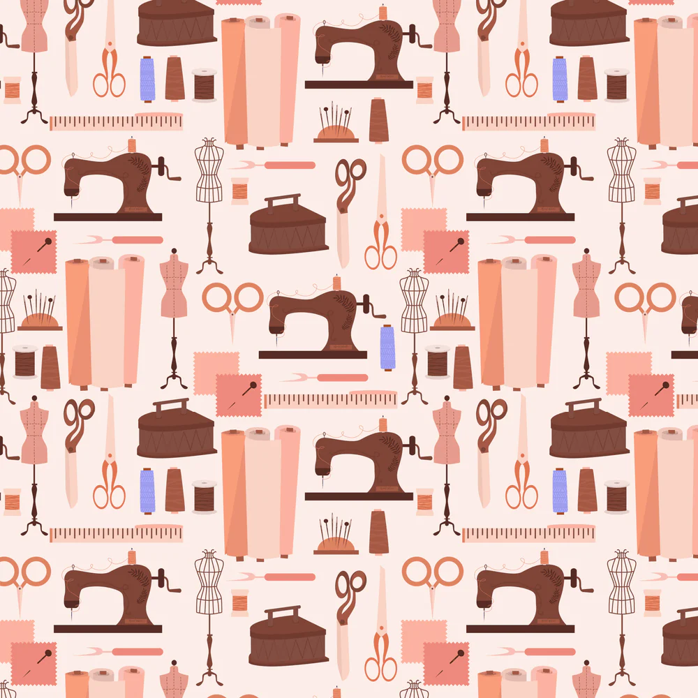 Crafty Dress Making Fabric - Pink