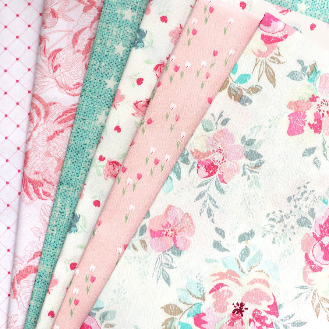 Cur8tor Romantica Fabric Collection - Floral Affection Subtle - Image 4