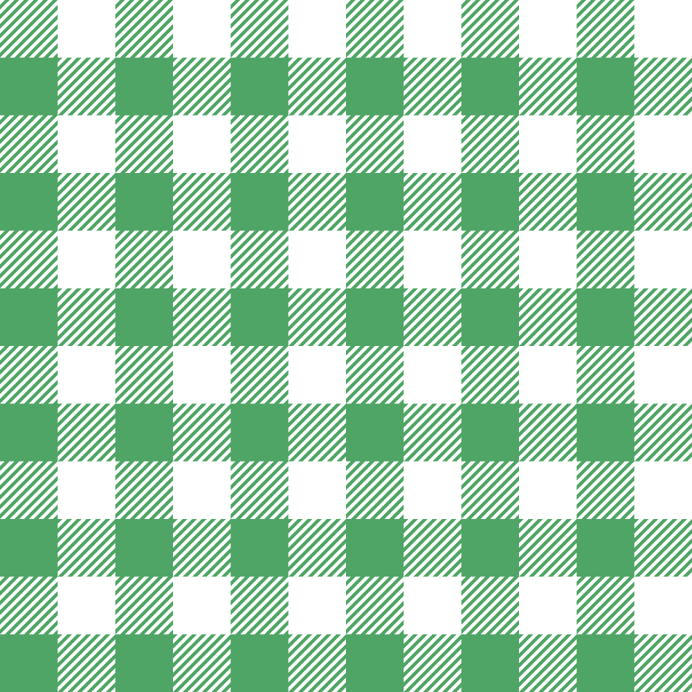 Cute Safari Animals Gingham Fabric