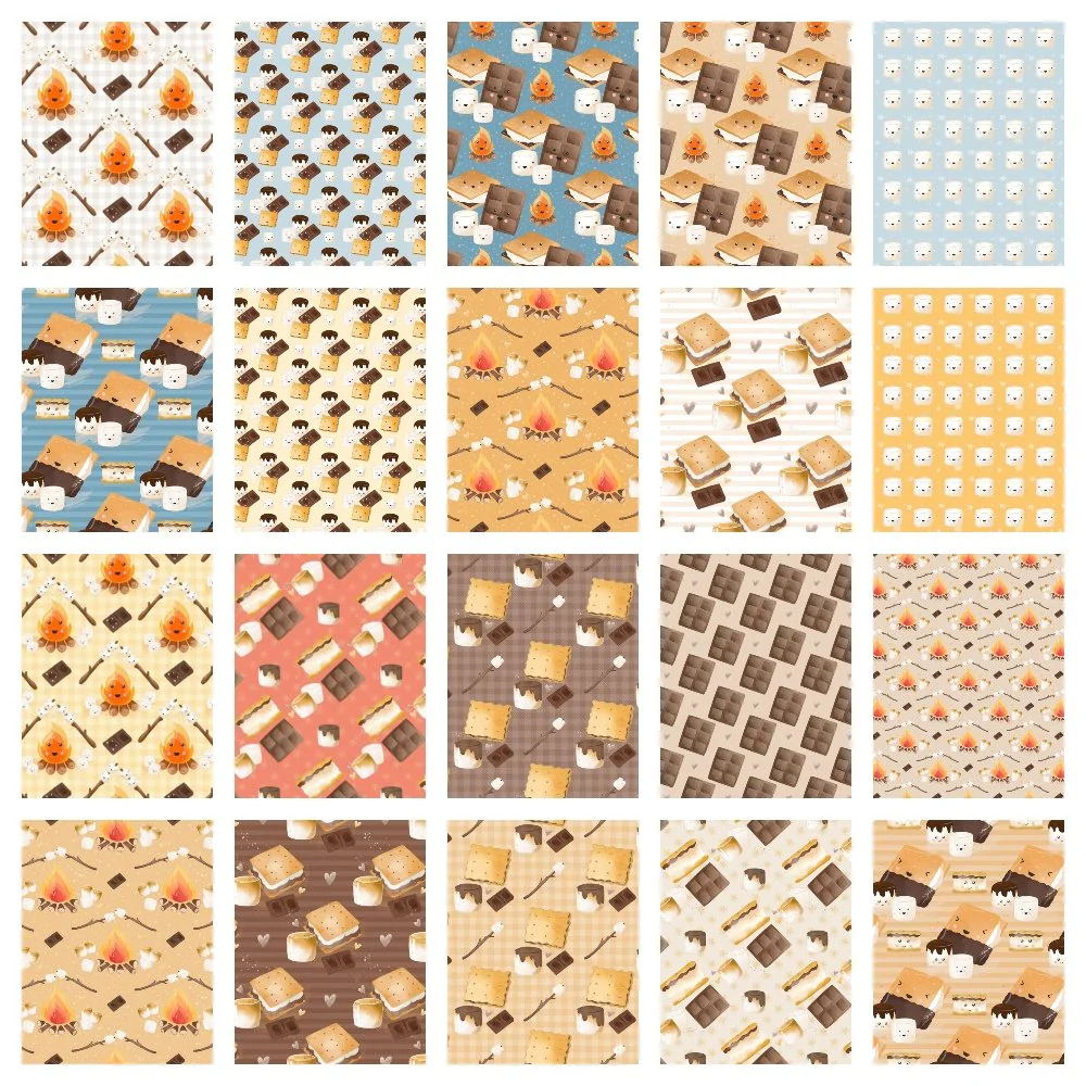 Cute Smores Fabric Collection - 1/2 Yard Bundle