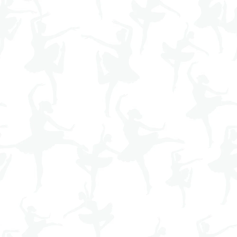 Dancing Ballerinas Tone on Tone Fabric