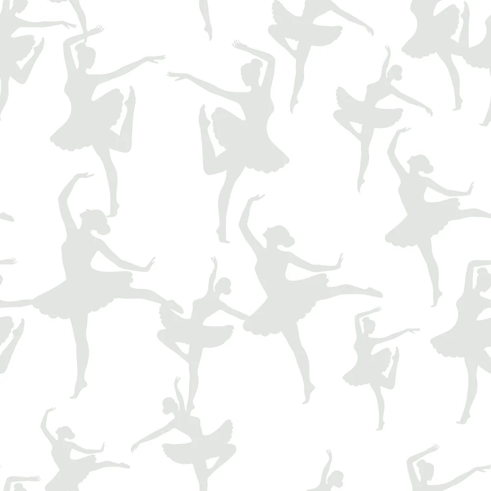 Dancing Ballerinas Tone on Tone Fabric - Image 2