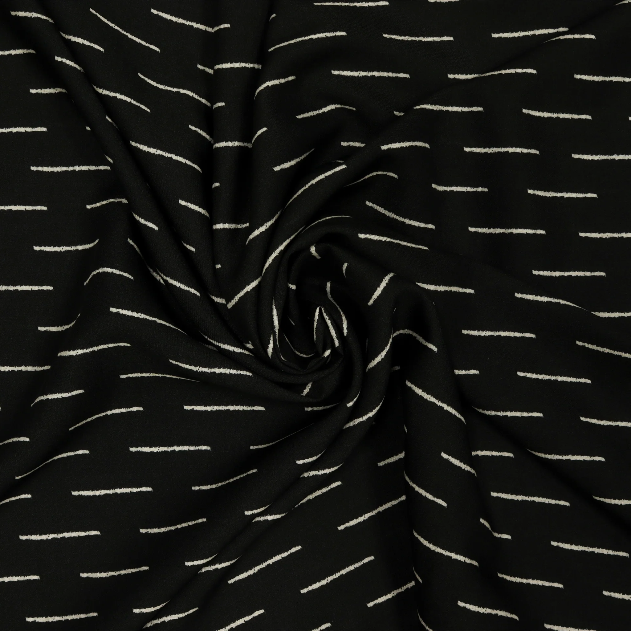 Dashing Jet Fabric in Rayon - Image 5