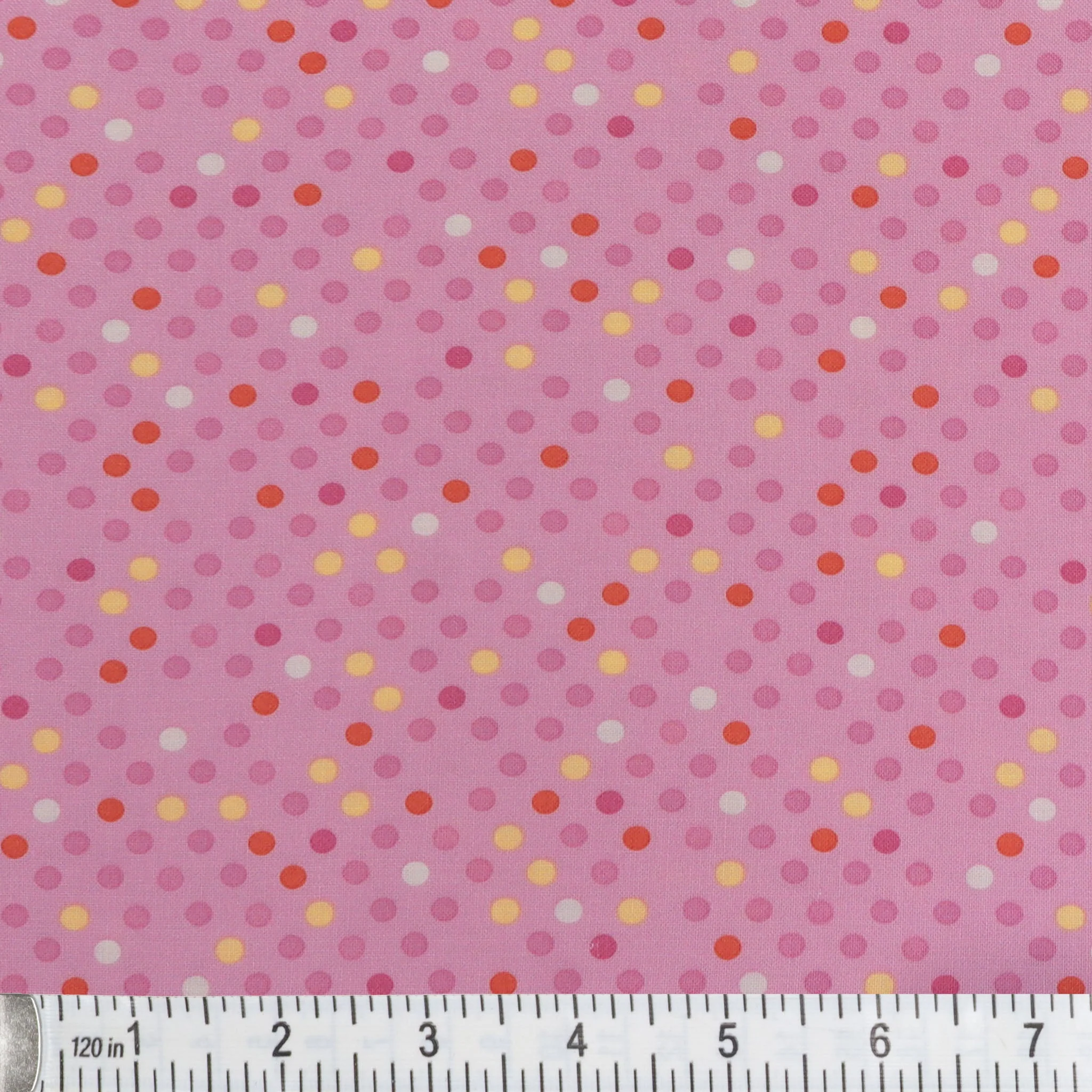 Dazzle Dots 2 Fabric Collection - Confetti Drop Pink - Image 2
