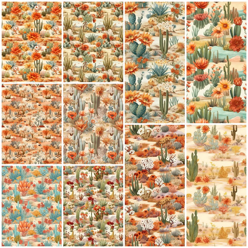 Desert Oasis Fat Quarter Bundle - 10 Pieces