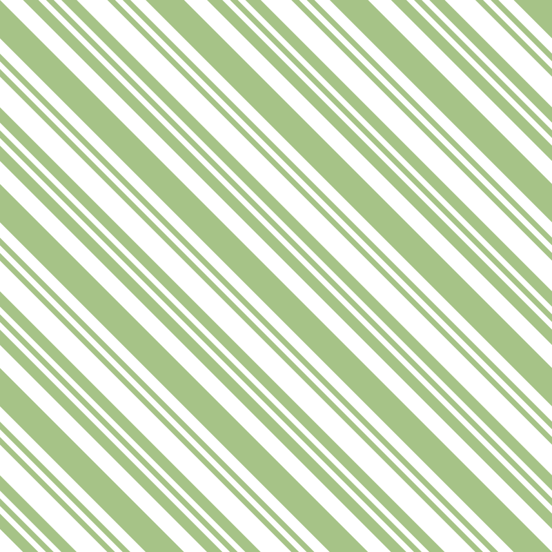 Diagonal Multi Stripe Fabric - Pistachio Green