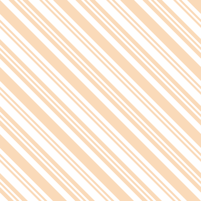 Diagonal Multi Stripe Fabric - Pizazz Peach
