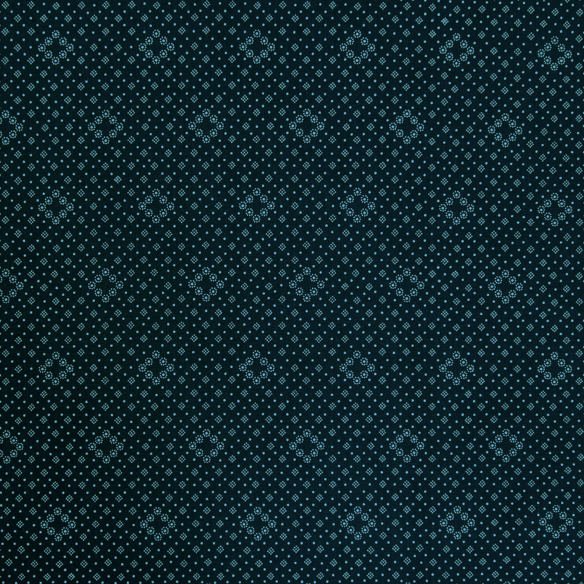 Documentaries Fabric Collection - Bandana Diamond Navy