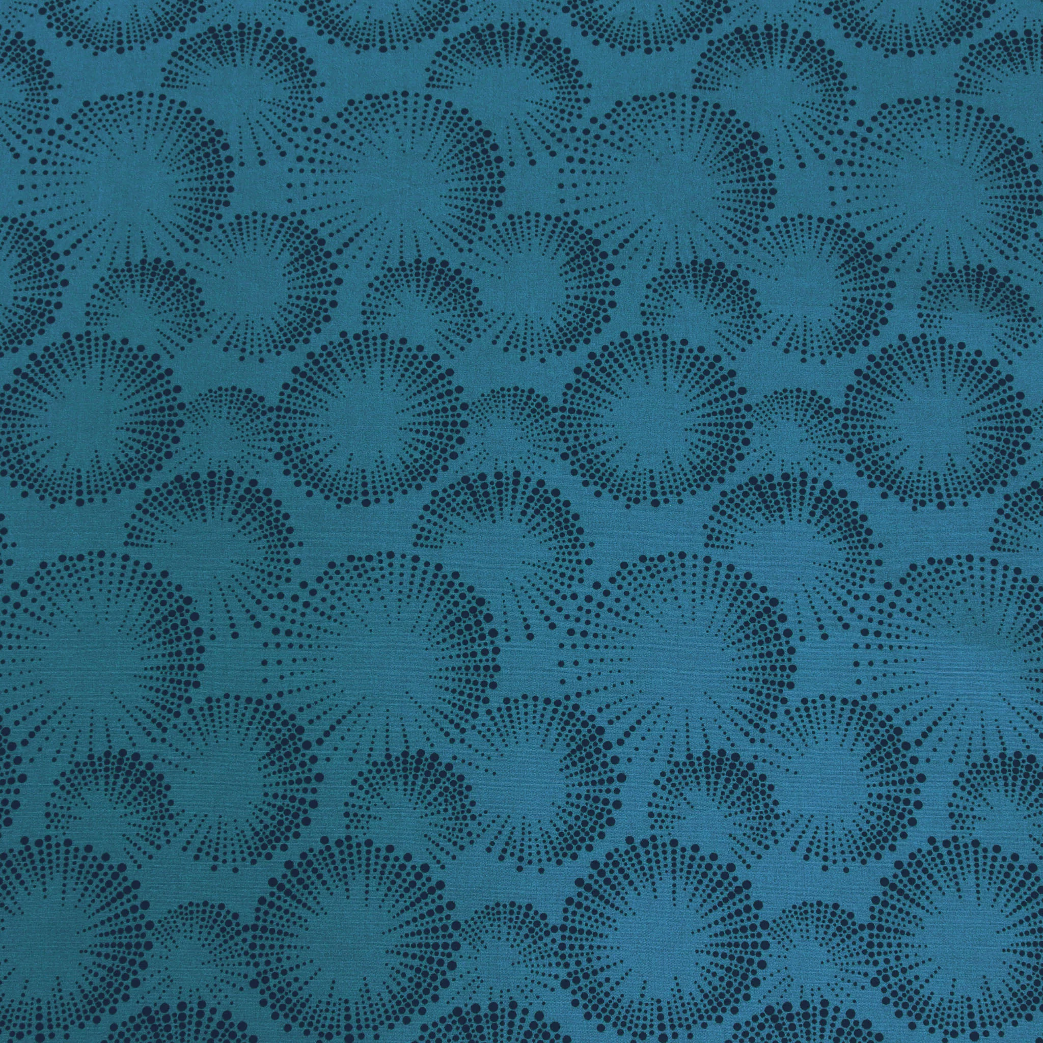 Documentaries Fabric Collection - Starburst Dots Denim Blue