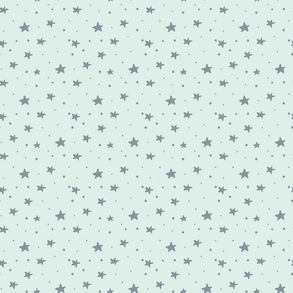 Dreams of Outerspace Blue Stars Fabric