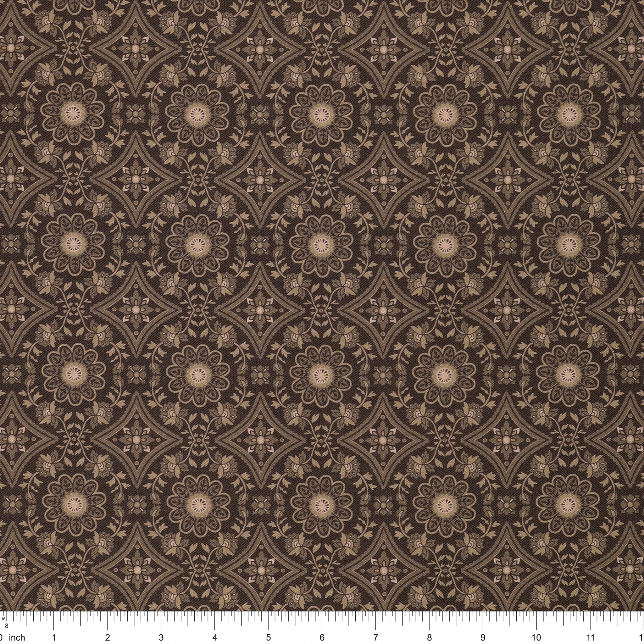 Dwell Fabric Collection - Garden Tile Cocoa - Image 3