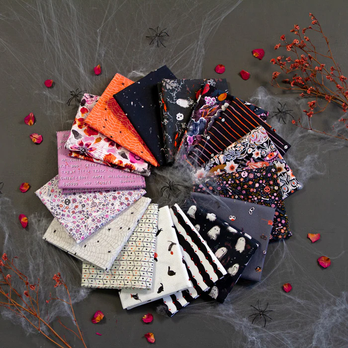 Eerie Fabric Collection - Pumpkin & Catnip - Image 3