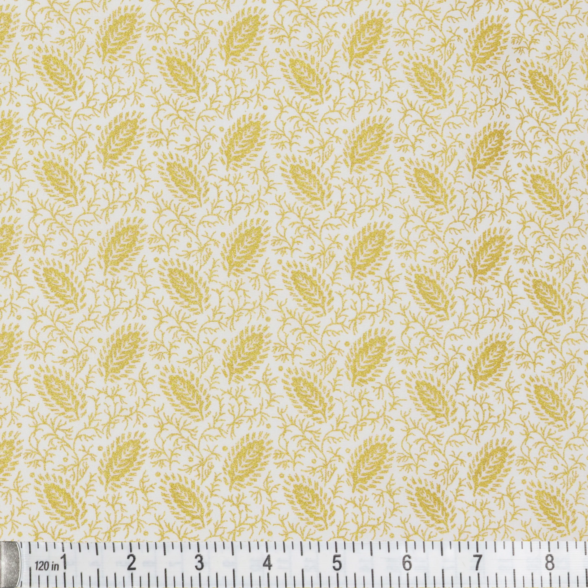 Elegant Keepsakes Fabric Collection - Foliage Ecru - Image 2