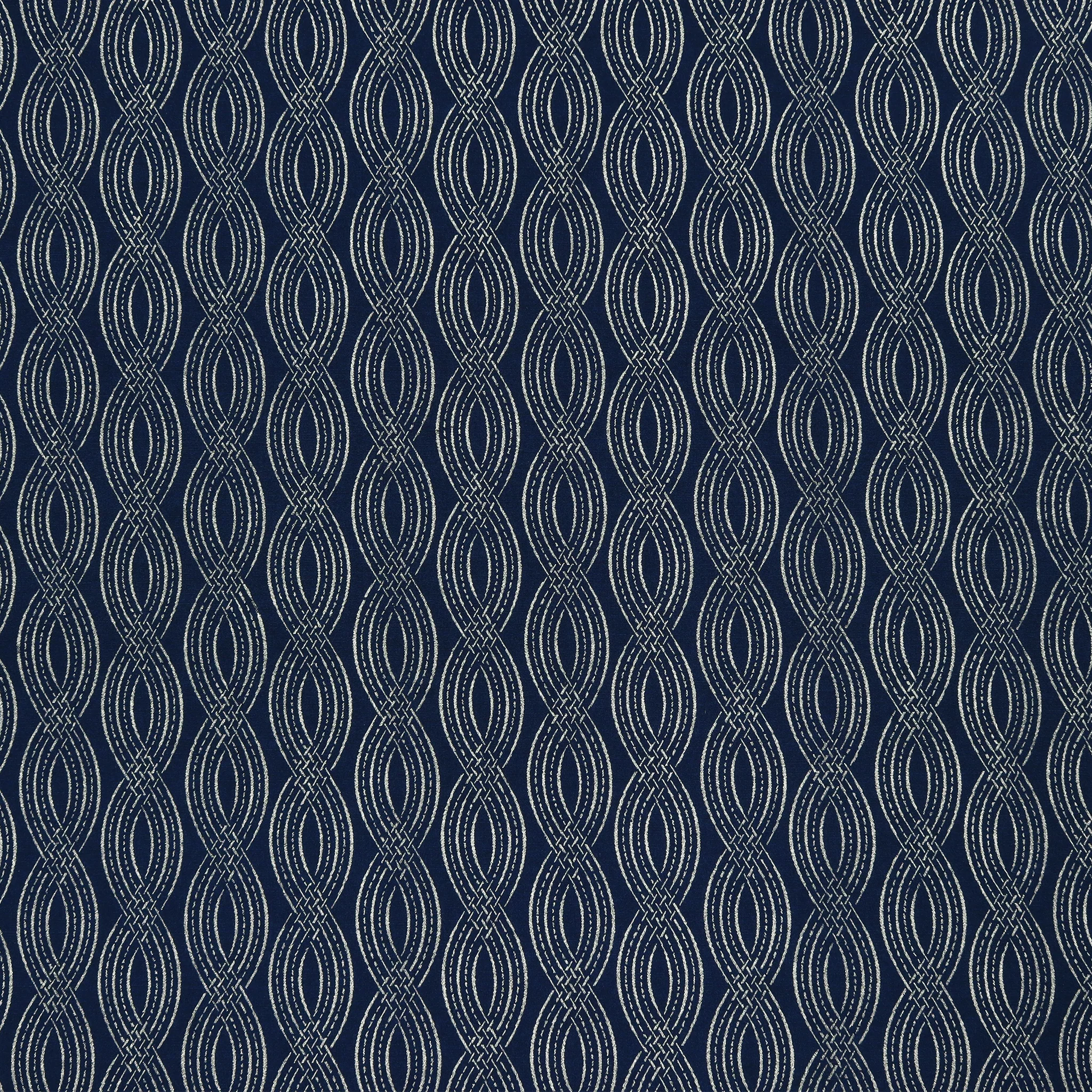 Elegant Keepsakes Fabric Collection - Ribbons Navy