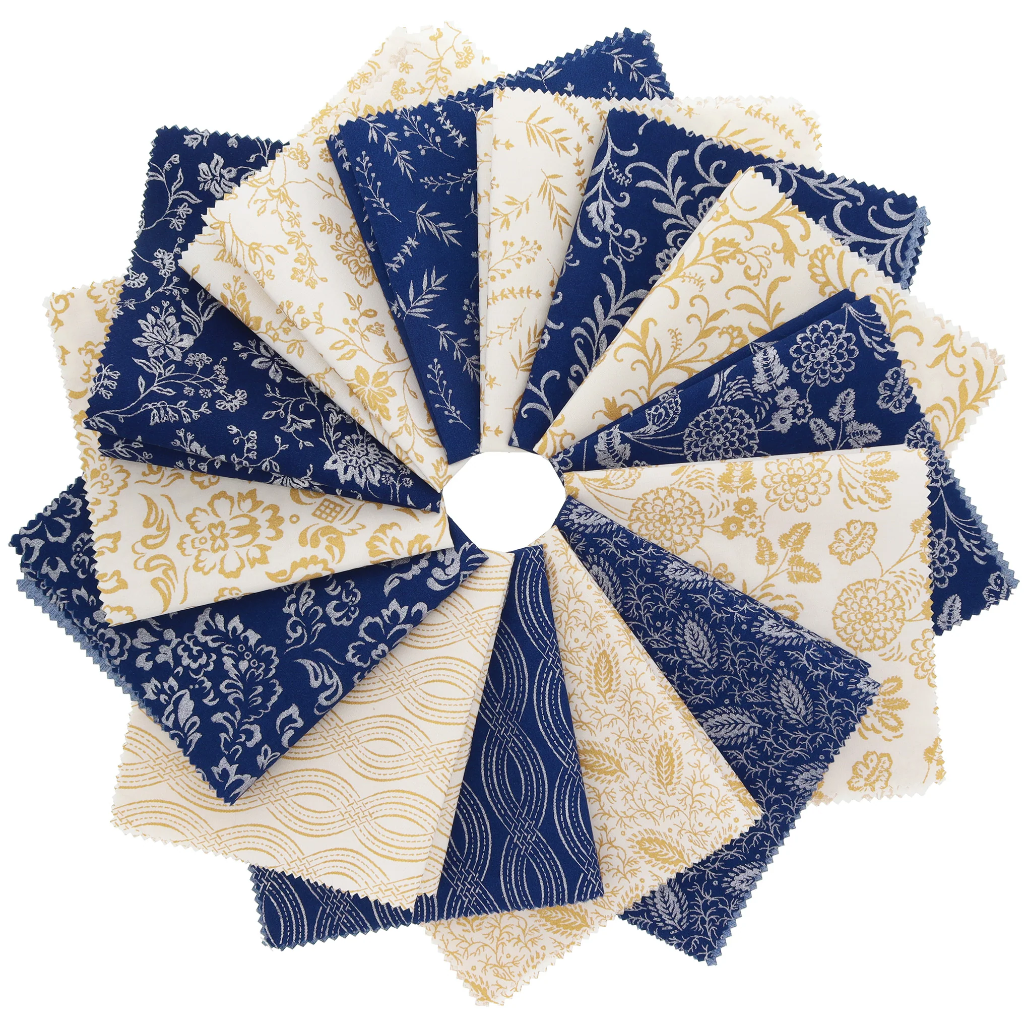 Elegant Keepsakes Fabric Collection - Foliage Navy - Image 4