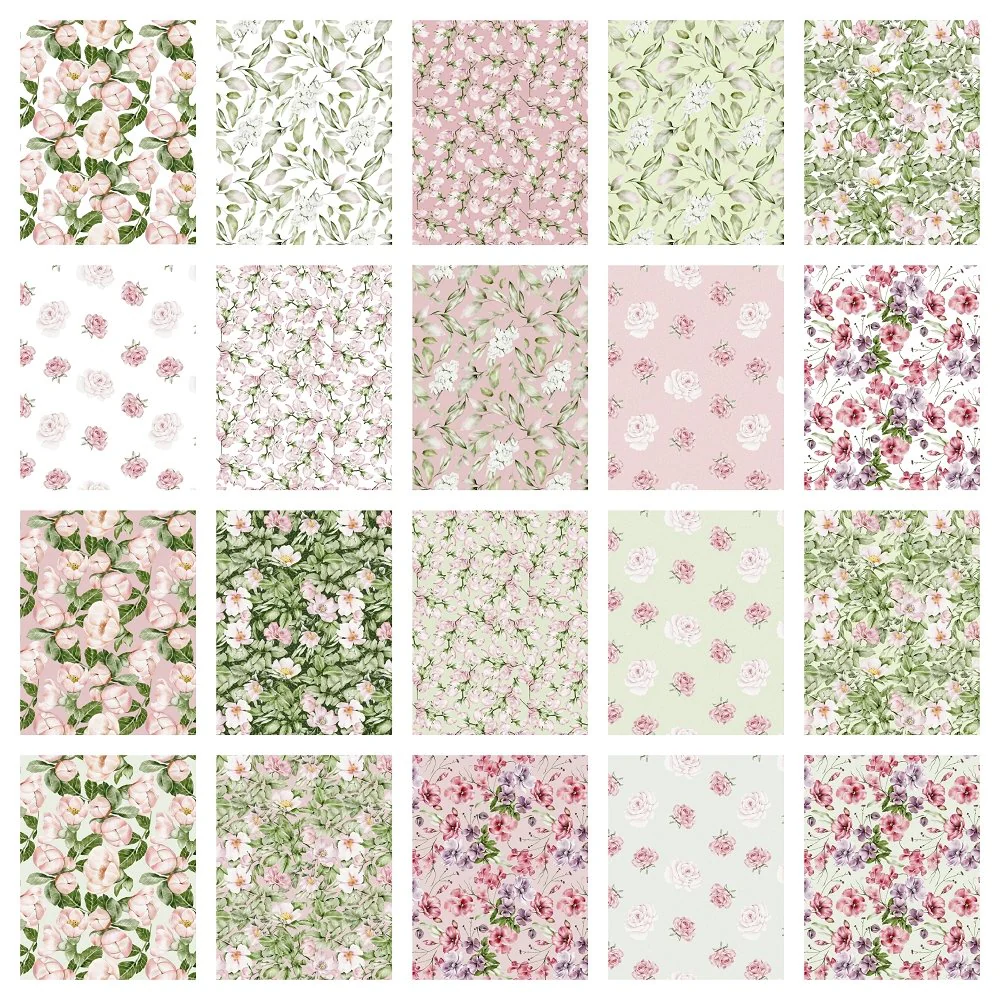 English Garden Fabric Collection - 1 Yard Bundle