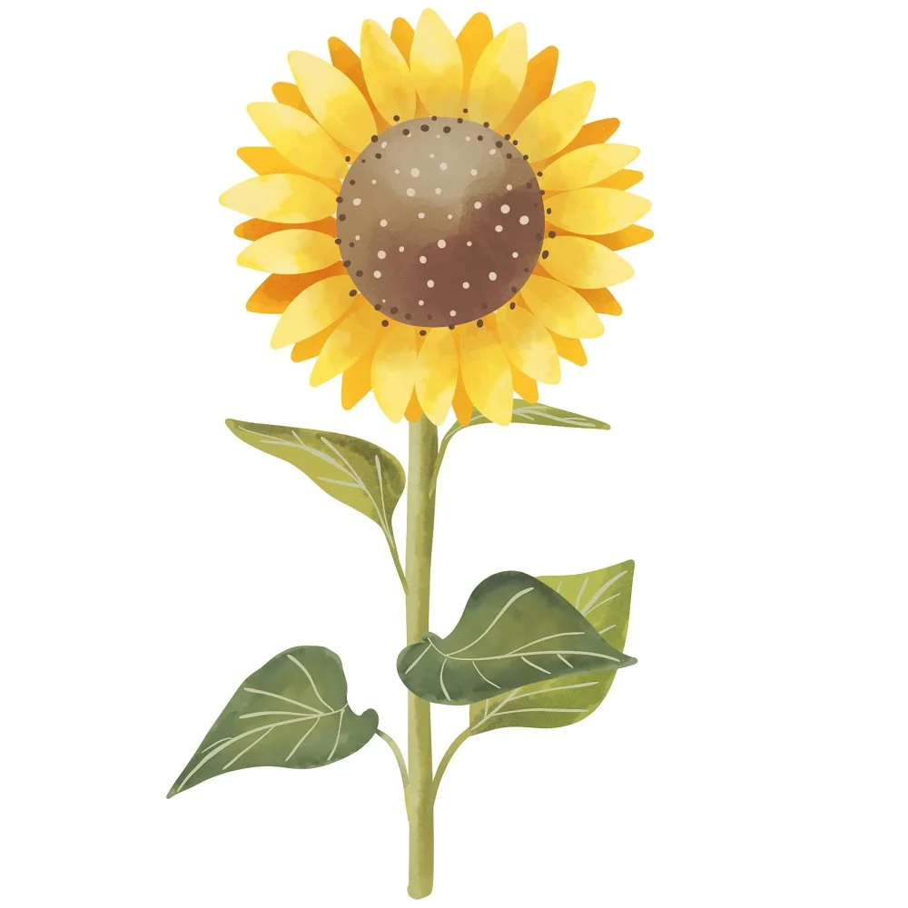 Farmhouse Sunflowers Front Fabric Panel