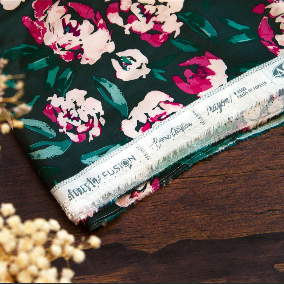 Fields of Foresta Fabric in Rayon - Image 7