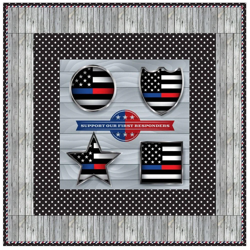 First Responders Support Wall Hanging 42" x 42" - Image 3