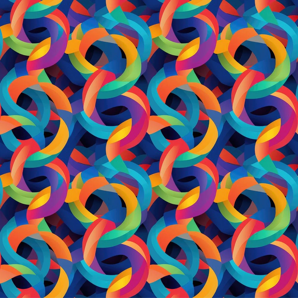 Geometric Color Pop Fabric