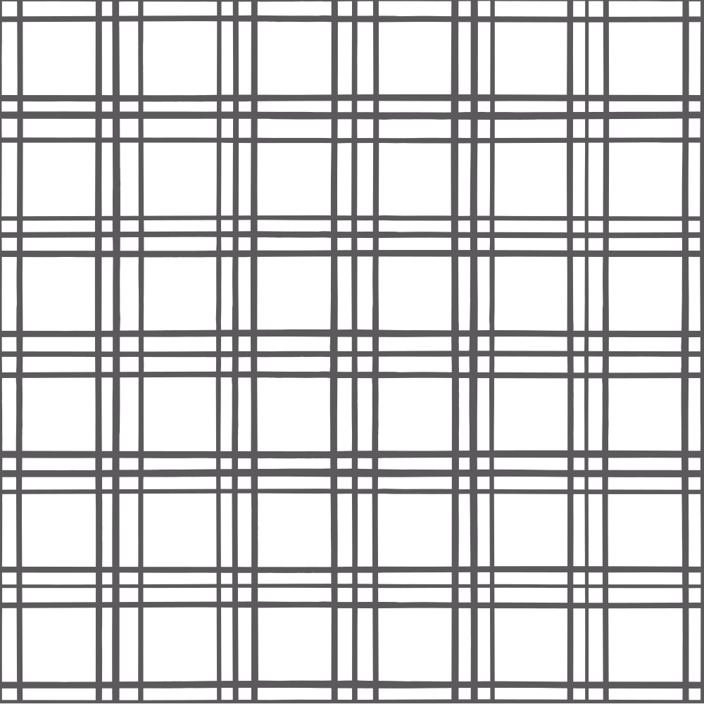 Geometric Plaid Fabric - Steel Gray