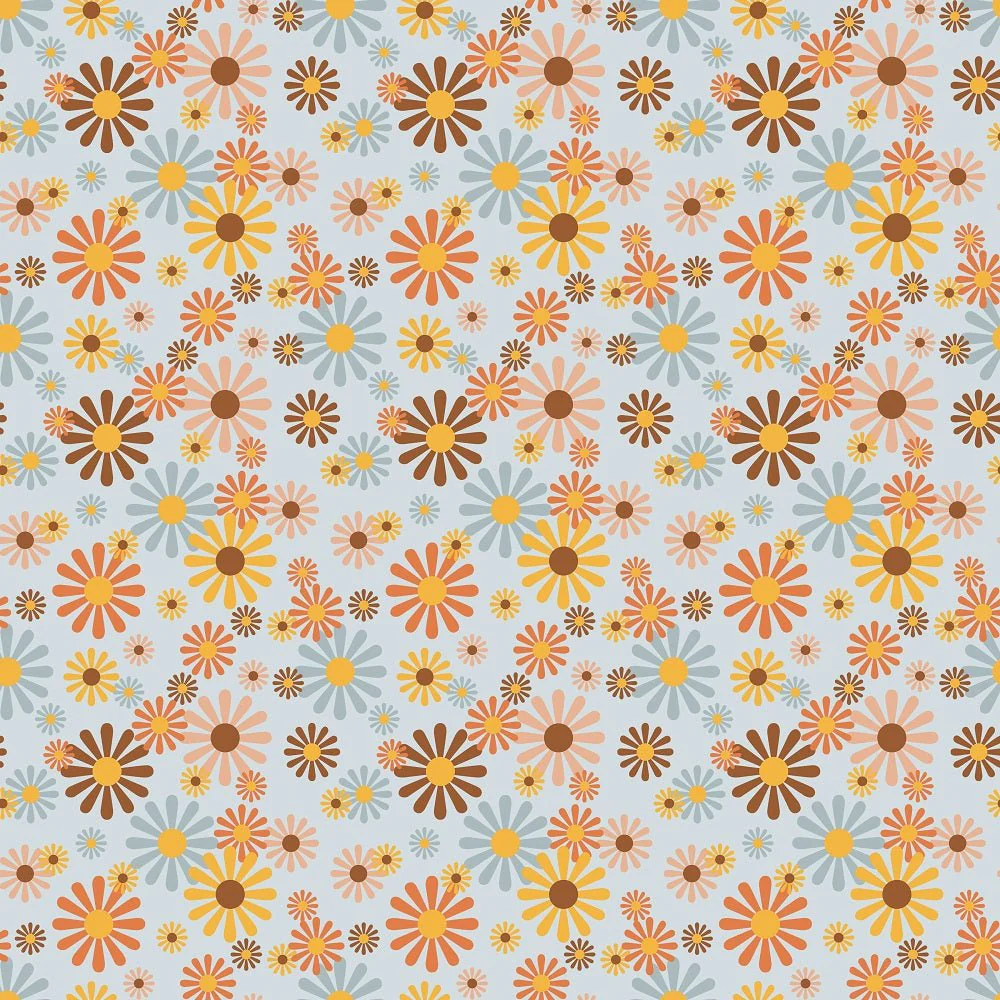 Good Vibes Flowers #2 Fabric
