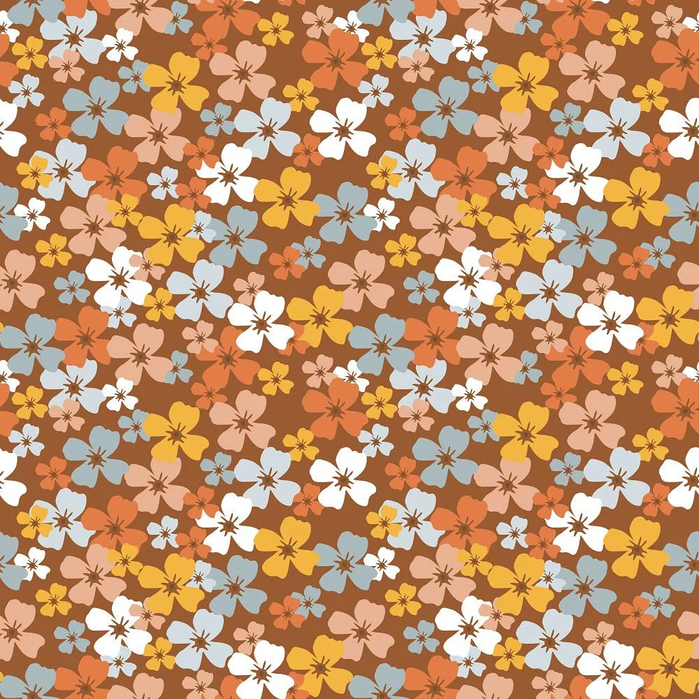 Good Vibes Flowers #7 Fabric