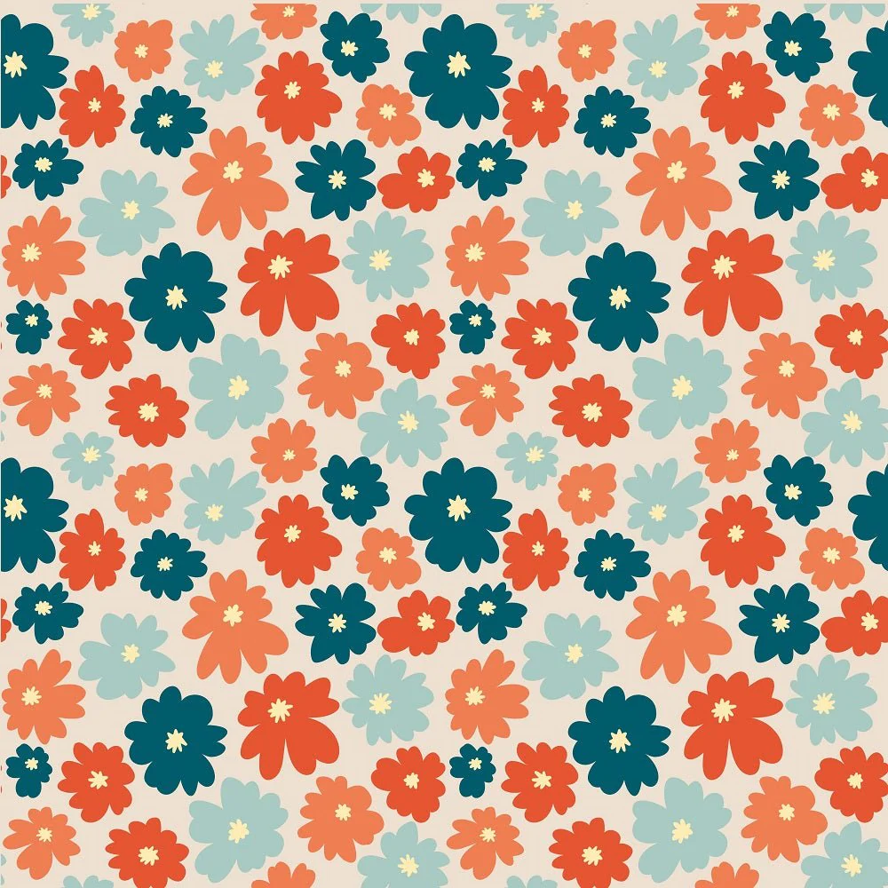 Groovy Mood Floral Fabric