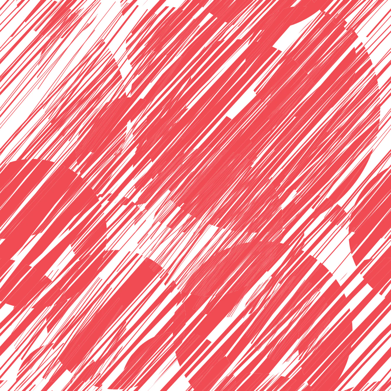 Grunge Circles Fabric - Red