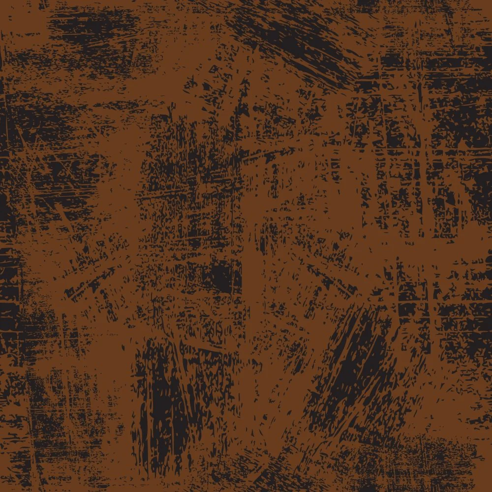 Grunge Fabric - Black on Chocolate
