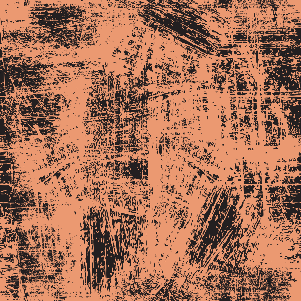 Grunge Fabric - Black on Copper River