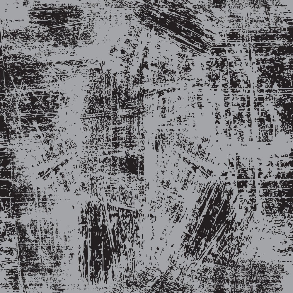 Grunge Fabric - Black on Dusty Gray
